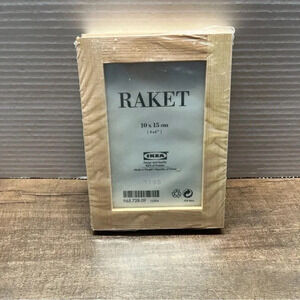 Set (3) IKEA Wood PHOTO FRAMES Unfinished 10x15cm Raket Project Craft Pack NEW
